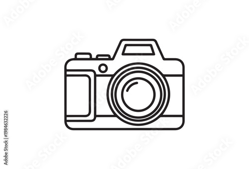 Camera Icon: A sleek, minimalist camera icon, perfectly capturing the essence of photography and visual storytelling.