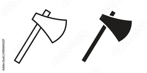 Axe icon for graphic and web projects
