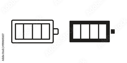 Battery icon for graphic and web projects