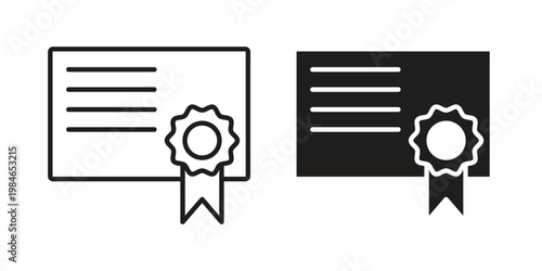 Diploma icon for graphic and web projects