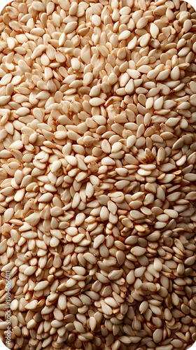 Sesame seeds closeup