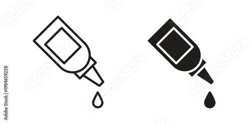 Glue icon for graphic and web projects