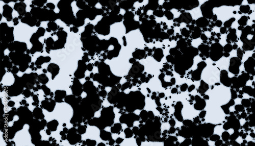 Abstract liquid metaball background with organic network structure. Flowing morph lines, blobs and digital dither pixel web pattern. Vector