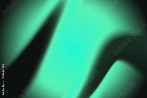 Abstract green background with dark shadows and light effects