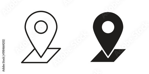 Located icon for graphic and web projects