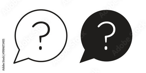Question icon for graphic and web projects