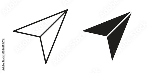 Send icon for graphic and web projects