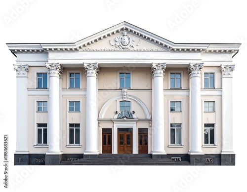 Isolated Classic Building.