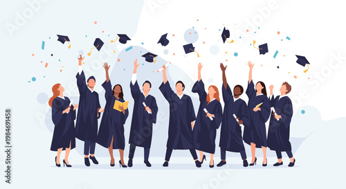 A modern illustration of a determined woman walking forward, conveying ambition and progress. Ideal for business, career, or empowerment-themed market