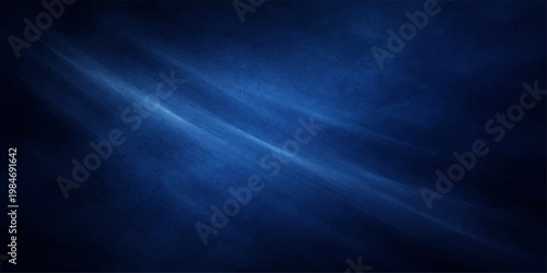 A dark blue sky background filled with natural cloudscape textures and misty fog features a storm of lightning and rain under the dim light of a moon