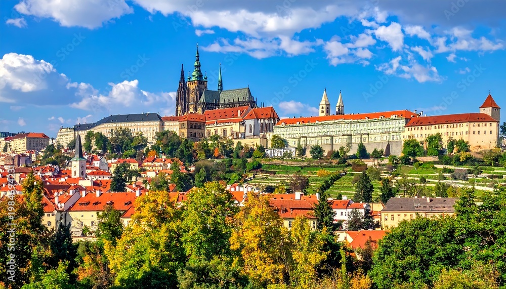 Fototapeta premium Prague castle panorama.