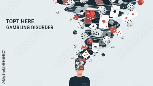 Man Overwhelmed by Gambling Chaos in His Mind