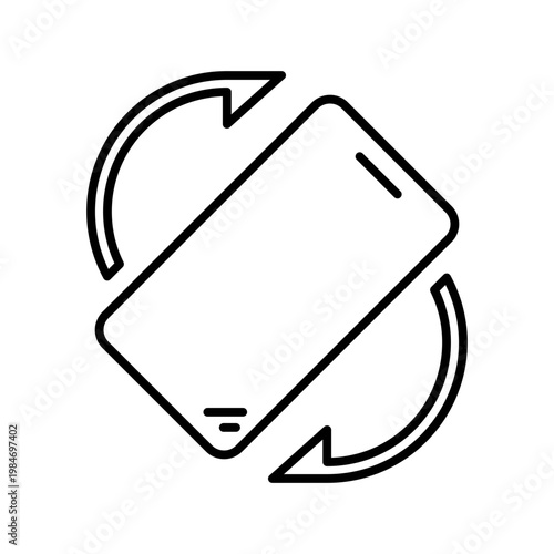 Phone Rotation Orientation Screen Mobile Icon