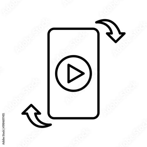 Phone Rotation Orientation Screen Mobile Icon