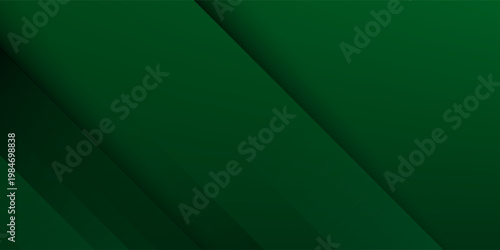 Geometric Green Background with Diagonal Stripes and Gradients. Vector Minimalist Backdrop for Traditional Irish St. Patrick Day