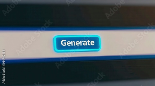 A close-up of a digital button labeled 