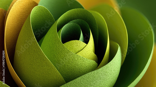 Abstract Green Rose A Captivating CloseUp of Natures Beauty.
