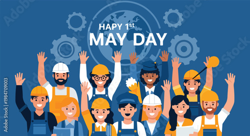 Workers Celebrate May Day.