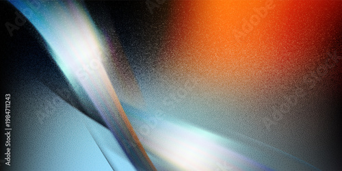 Abstract Futuristic Gradient Background with Grainy Texture and Fluid Liquid Motion