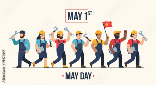 Workers Celebrating May Day.