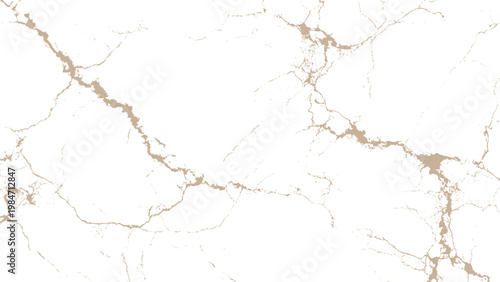 Marble texture with beige veins on white background for design and decoration purposes