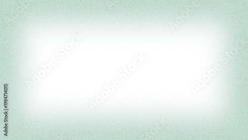 Bild auf Leinwand Glowing white square on textured light green background  gradient effect with so