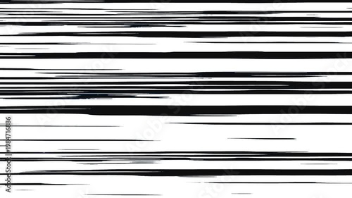 Anime Comic Speed ​​Lines on white screen background. Japanese Anime action speed line. Diagonal, horizontal movement background, Fast Speed ​​line animation.