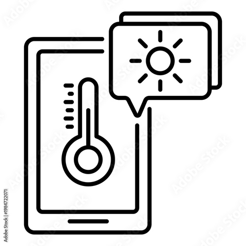 mobile meteorology icon