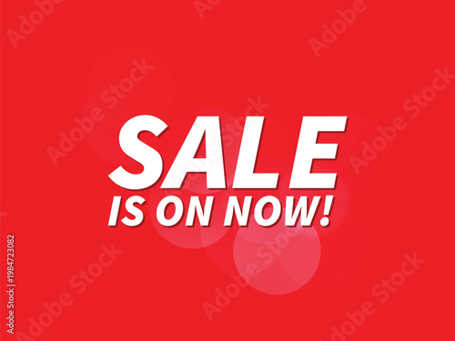 Sale Banner Vector Illustration with Discount Tag and Ribbon.