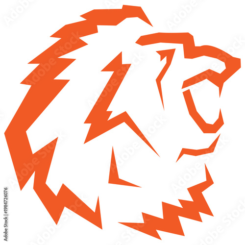 vector illustration of lion