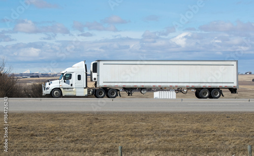 Obraz na płótnie Heavy Cargo on the Road