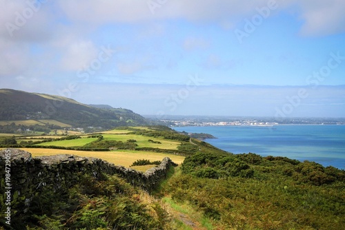 Принти на полотні Scenic Atlantic Ocean coast near Ramsey, Isle of Man