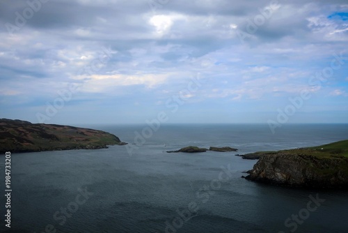 Calf of Man island view by sunny noon, Isle of Man