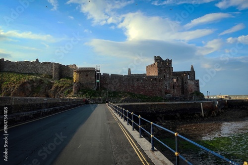 Peel castle general view, Isle of Man
