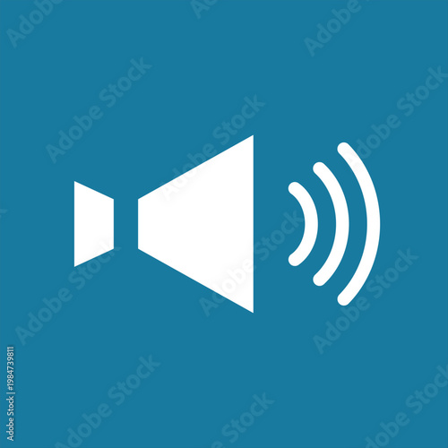 シンプル販促・案内アイコンシリーズ – スピーカーメガホンお知らせアイコン（フラット・フライヤー・チラシ用）