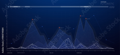 Futuristic concept HUD, GUI style. Screen ( Dashboard, Futuristic Circle, Space Elements 2