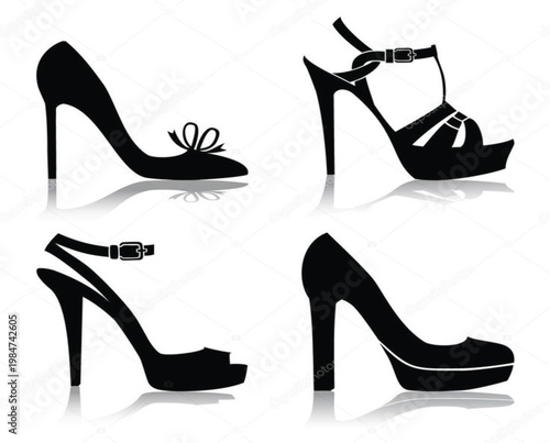 set of women high heel=