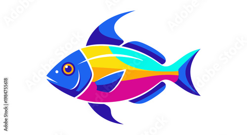 fish on a white background