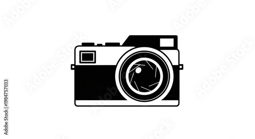 vector logo vintage photo camera