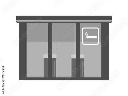 喫煙所　イラスト