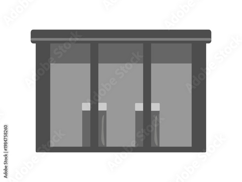 喫煙所　イラスト