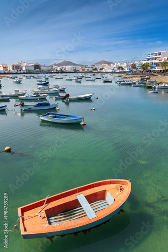 The marina in Arrecife on the island of Lanzarote 