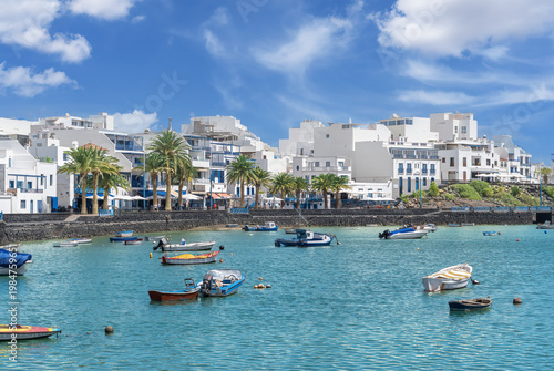 The marina in Arrecife on the island of Lanzarote 