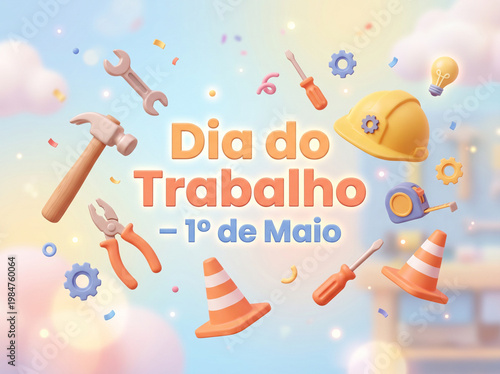 Illustrated representation of the labor day tools