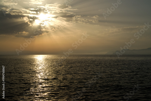 Sea sunset