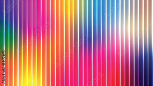 A vibrant spectrum of vertical stripes displaying the full range of rainbow colors blending smoothly