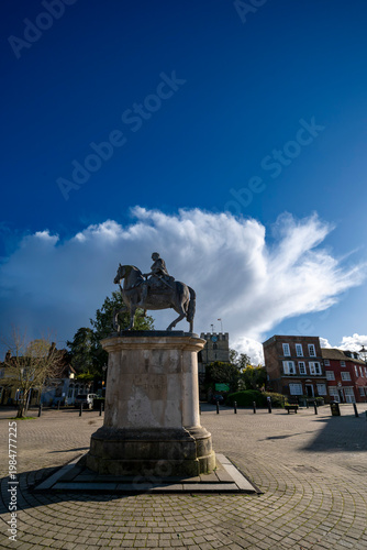 Petersfield town square in southern England
