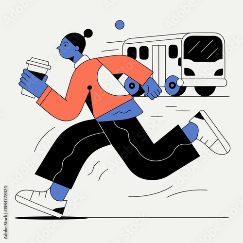 A leaping athlete preparing to throw a javelin in mid-air