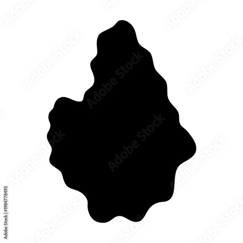 Atlantis Map Silhouette Flat Image