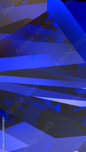 Sapphire Crystal Facets – Abstract Blue Gemstone Background, Deep sapphire gemstone close-up with angular prismatic facets; vivid blue abstract texture perfect for luxury branding, posters